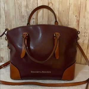 Dooney & Bourke crossgrain leather satchel